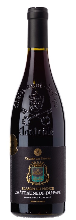 Cellier des Princes Châteauneuf du Pape Blason du Prince 