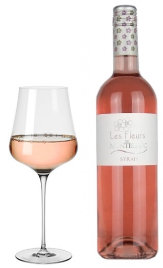 Syrah Rosé Les Fleurs de Montblanc 